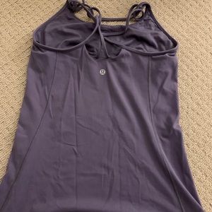 Lululemon Free to be tank in purple **never worn**